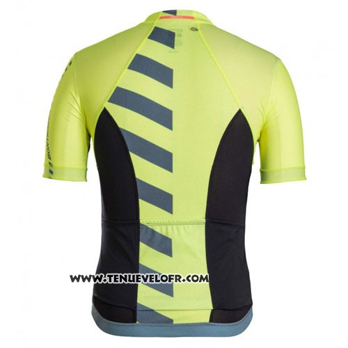 2016 Maillot Ciclismo Trek Bontrager Vert et Noir Manches Courtes et Cuissard
